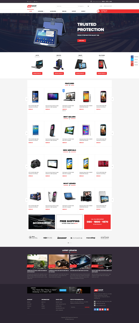 Best SHOPIFY ELECTRONICS THEME - Azshop - Shopify Theme