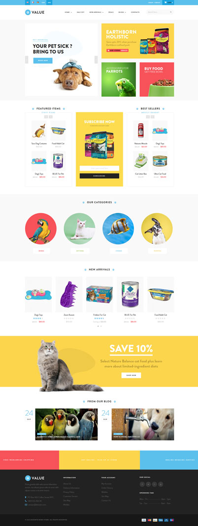 SHOPIFY THEME FOR PET SUPPLIES - Pet Care - Pet Service - Ap Value Shopify Theme