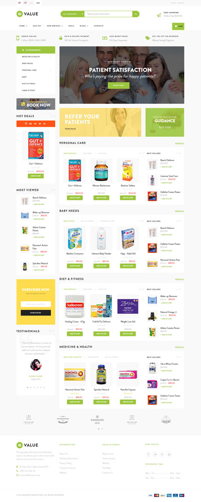 5 Best SHOPIFY Premium Themes Collection for HEALTHCARE Store 2017 - Ap Value Shopify Theme