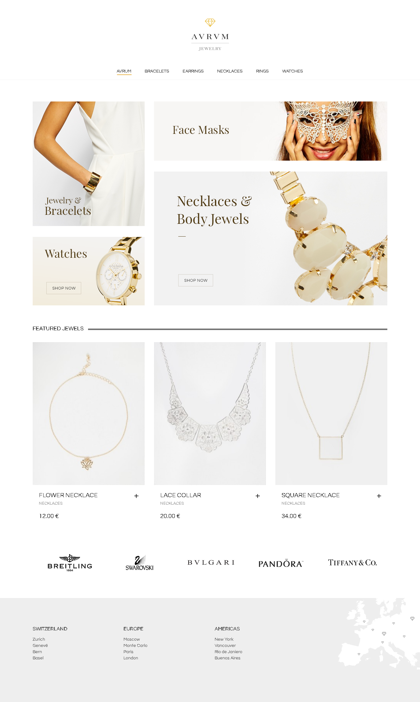 Best WordPress Premium Themes Collection for Jewelry Store - Aurum - Minimalist Shopping Theme