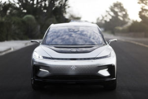 2018 Faraday FF91 front concept car - upcoming electric cars 2018-2019