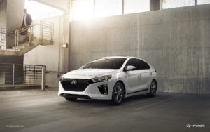 2018 Hyundai Ionic Electric charging point