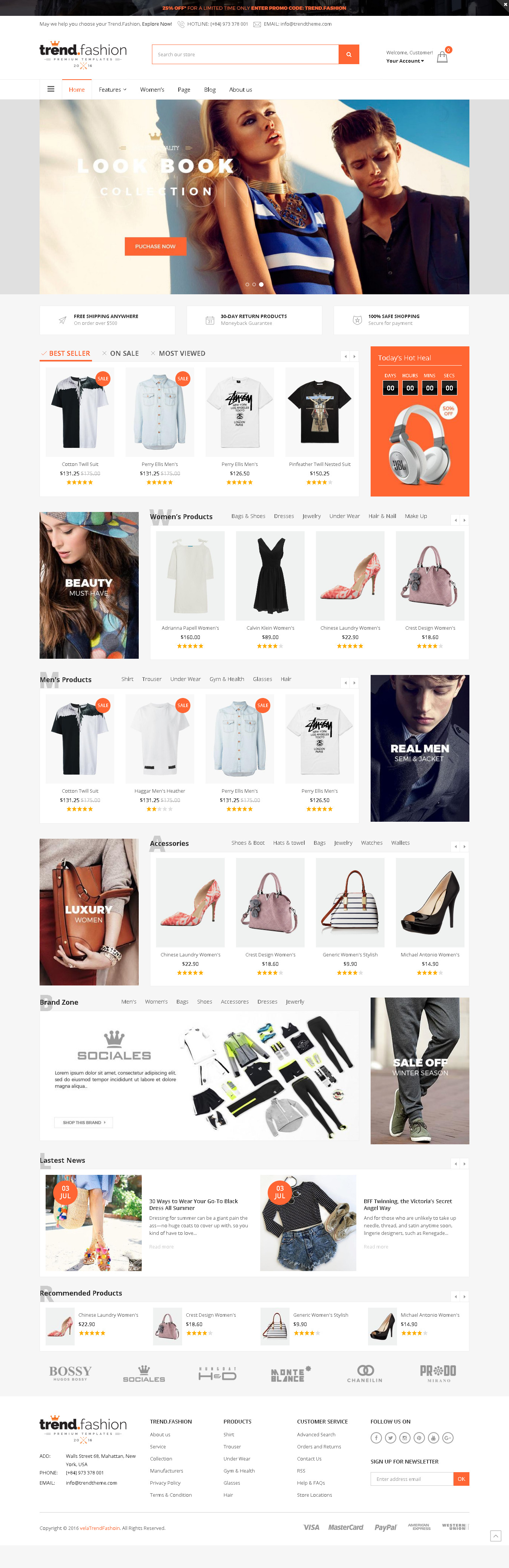 Top Shopify Theme For Large Inventory Fashion Store - TrendFashion - Multipurpose Responsive Shopify theme
