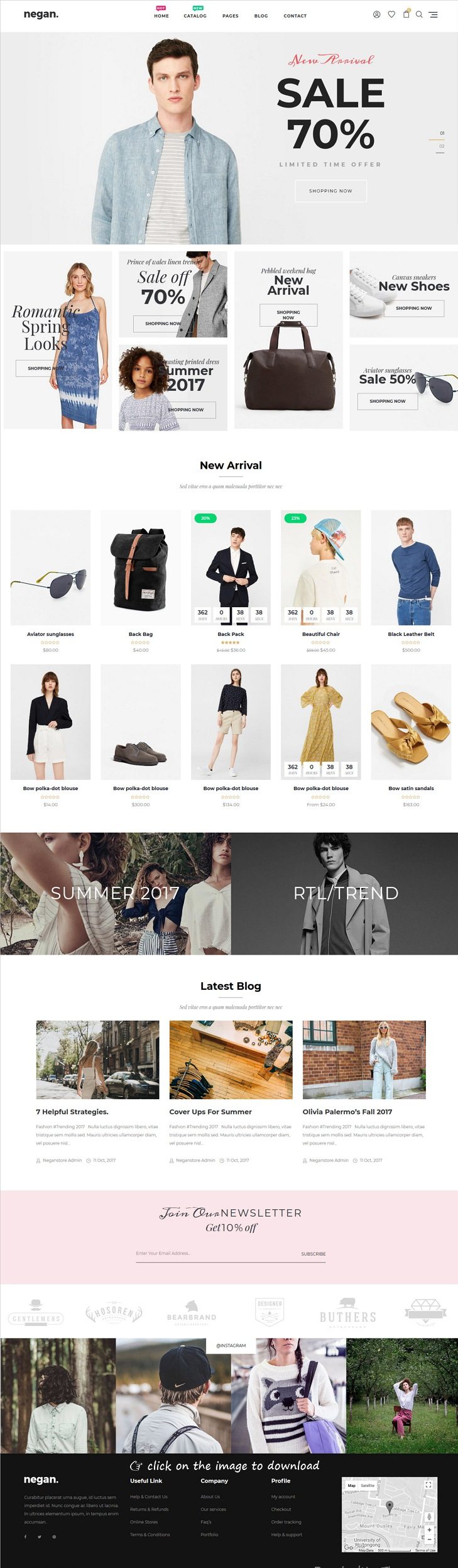 Top Shopify fashion store themes collection increase your sale - Negan - Clean, Minimal Shopify Theme