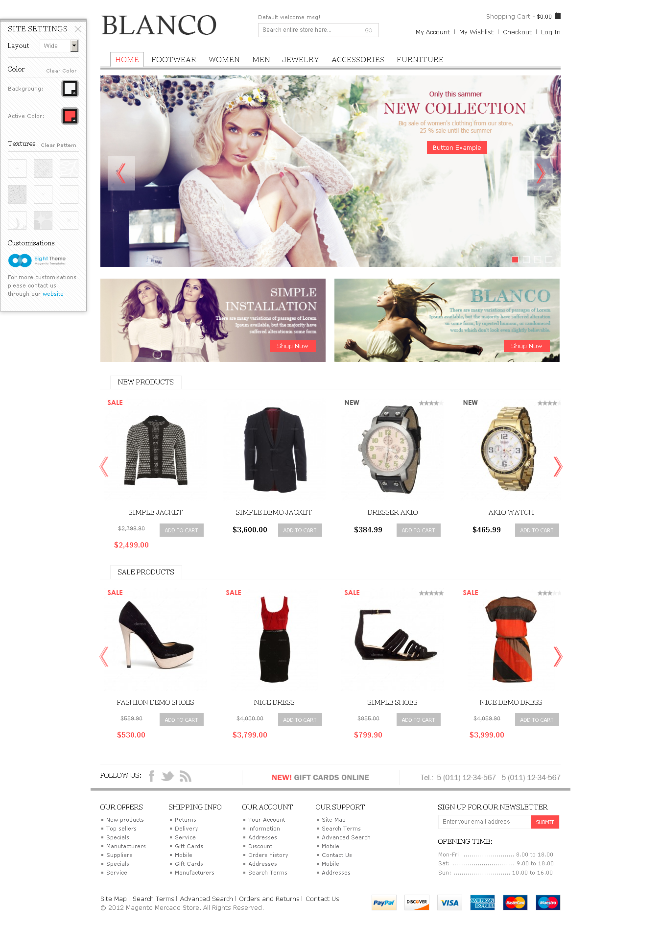 Top 5 Magento Themes for Large Inventory Stores - Blanco - Fluid Responsive Magento Theme