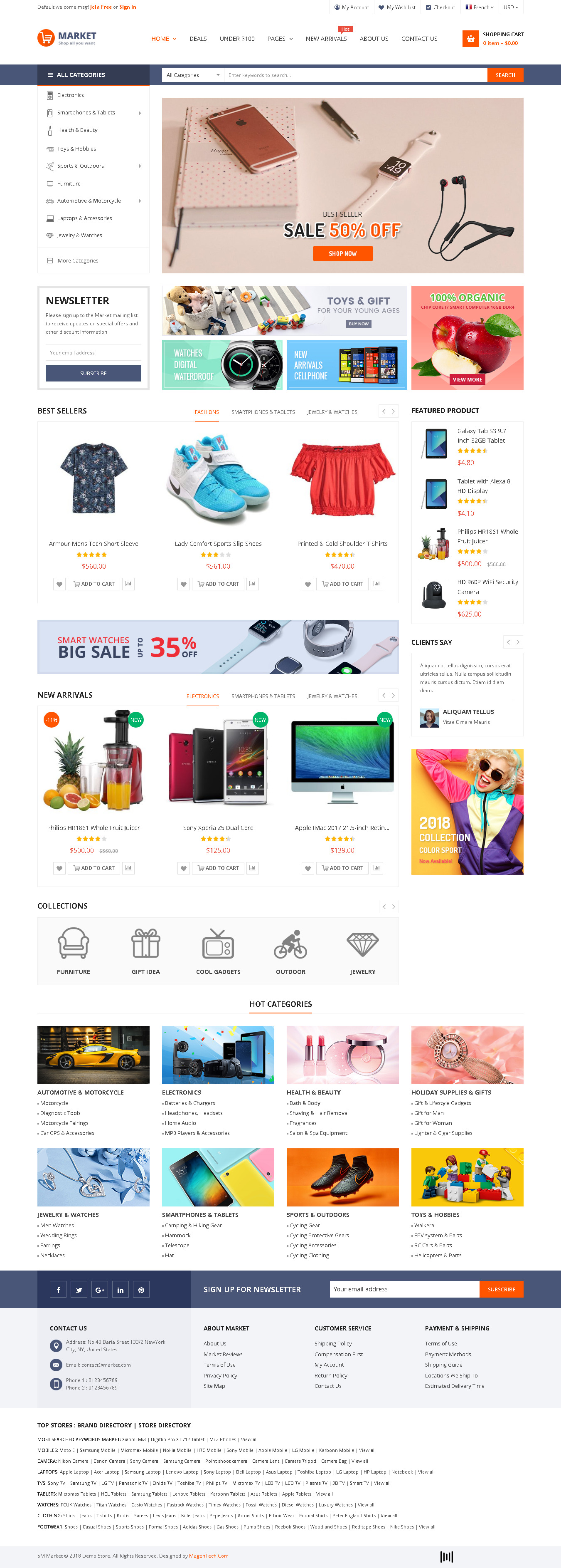 Top 5 Magento Themes for Large Inventory Stores - Market - Premium Responsive Magento 2 and 1.9 Store Theme