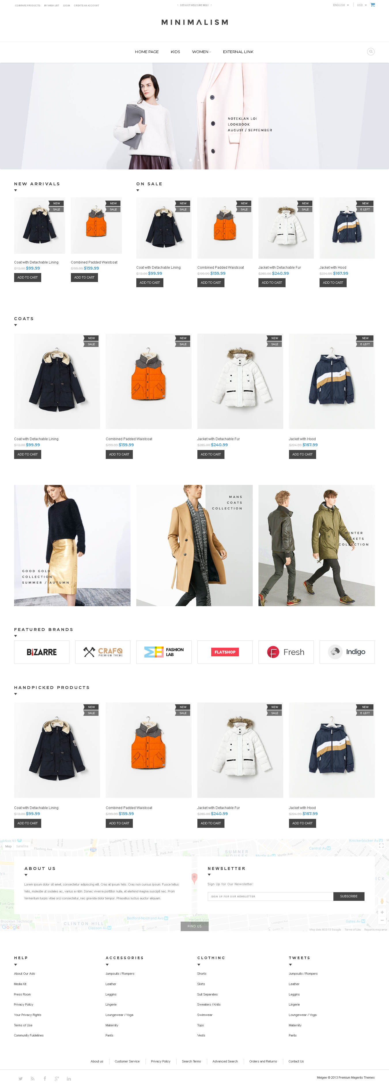 Top Magento Themes Collection for Single Product Store - Minimalism - Responsive Magento 2 and Magento 1 Theme