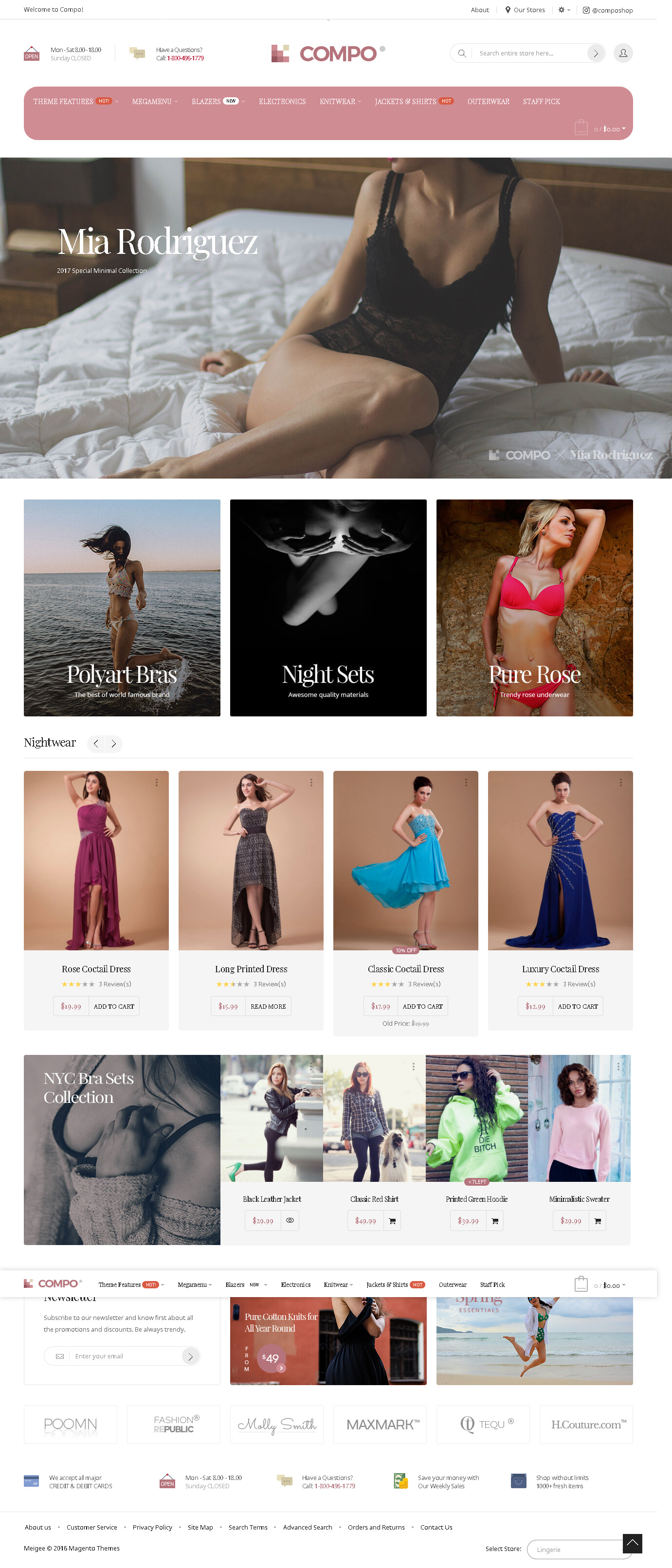 Top Magento themes for Lingerie Store -Compo - Multi-Purpose Responsive Magento 2 and Magento 1 Theme