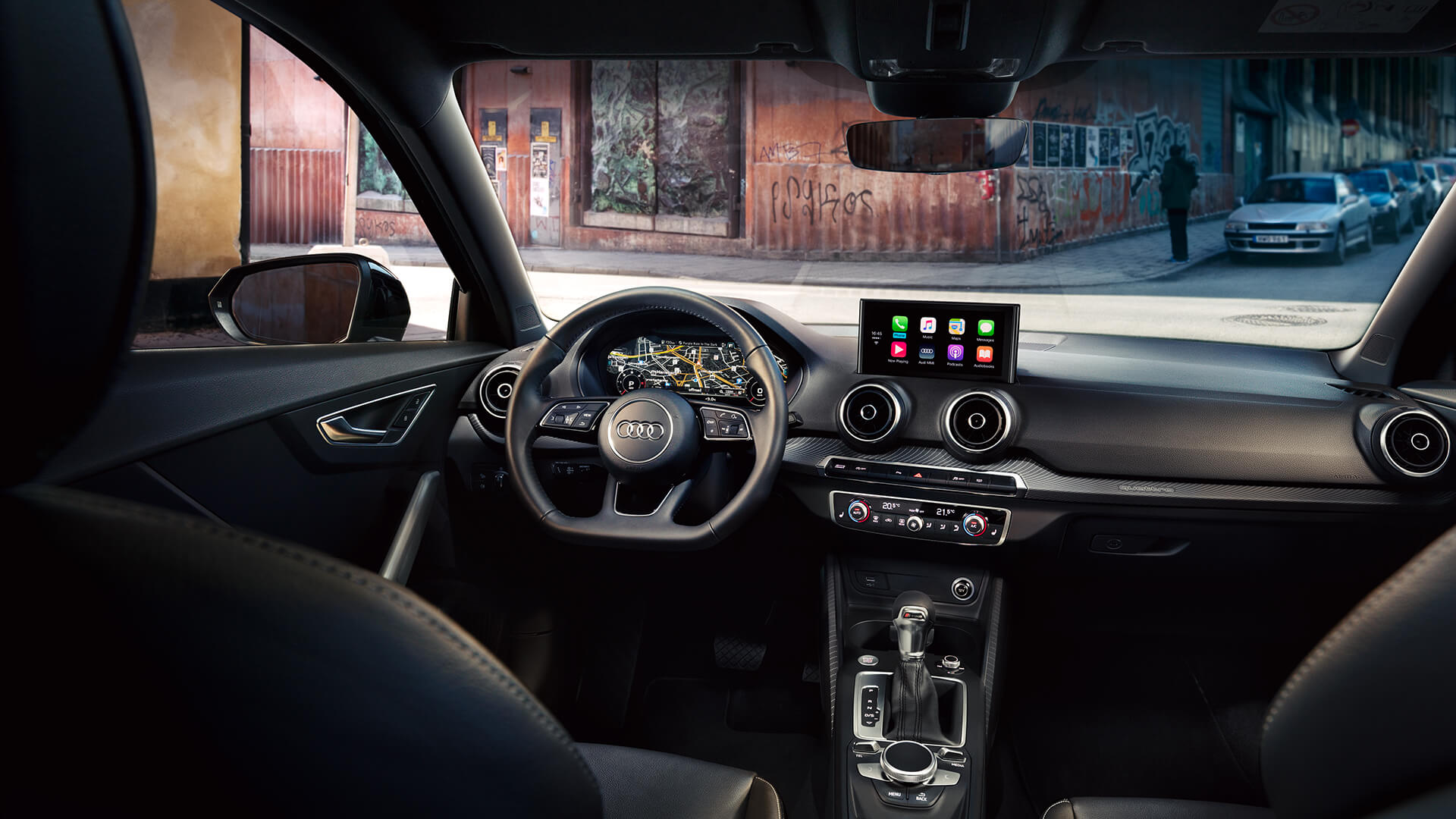 Audi Q2 e-Tron 2020 Interior dashboard inside view photos
