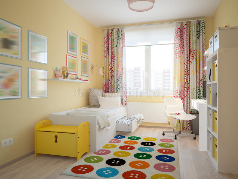 Modern urban ideas for children bedroom girl kids special ideas room decor suggestions Scandinavian model kids room