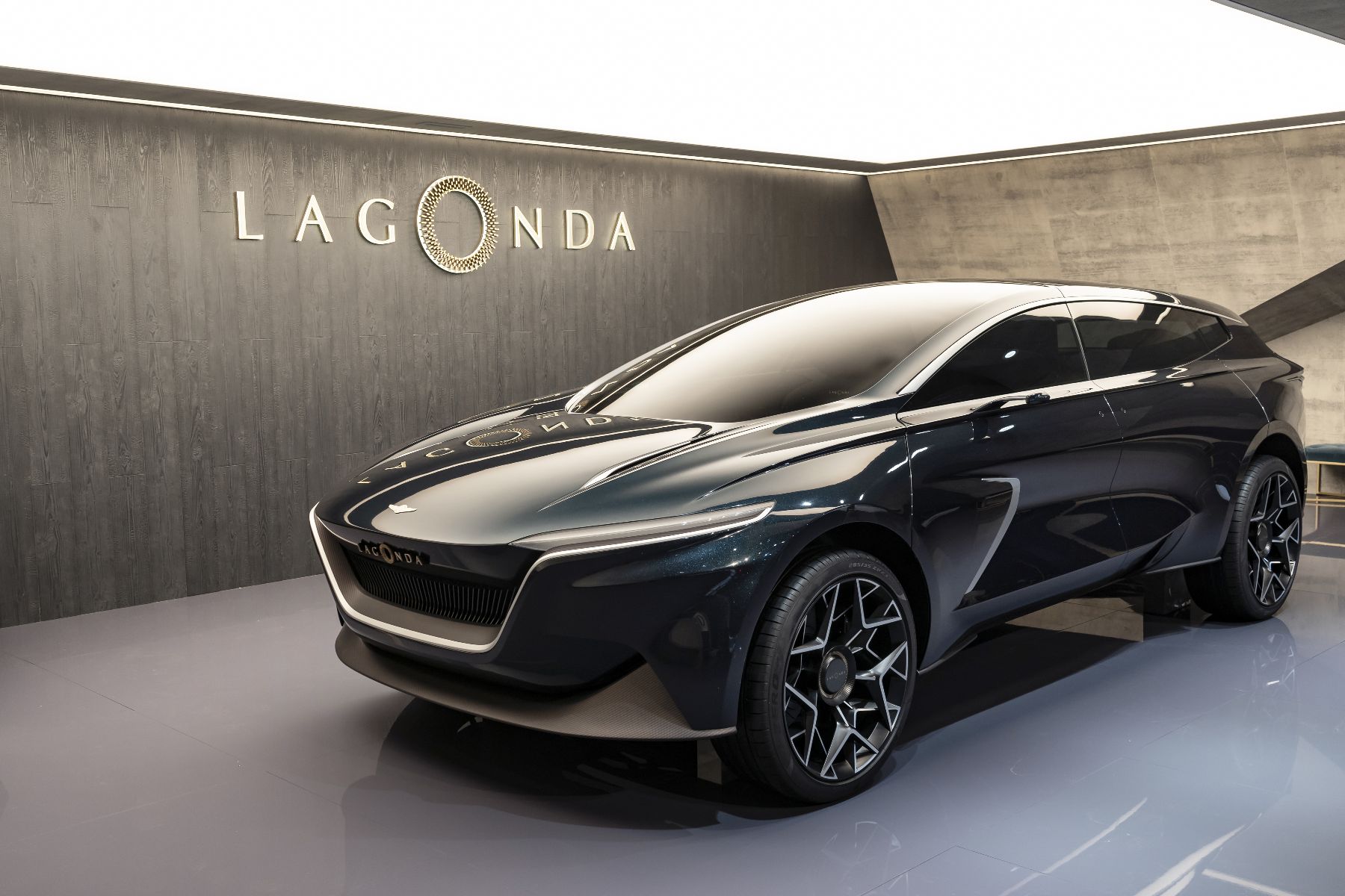 Aston Martin Lagonda all terrain 2020 front side view upcoming electric cars in 2020