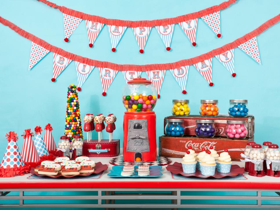 Cute cotton candy birthday party ideas kids birthday celebration suggestions exclusively arranged for children