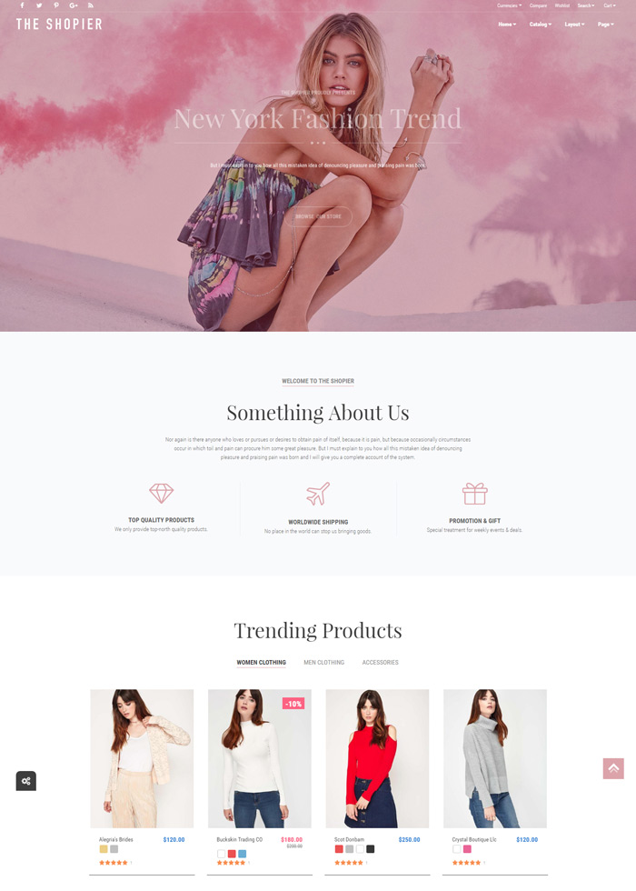 Download SHOPIER Creative Multi-Purpose Shopify Theme - Fashion - Top Shopify Themes Fashion Store 2020 - large Inventory Collection