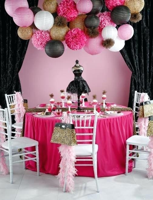 Gorgeous girly birthday decor for girl kids elegant cake table decor exciting birthday accessories
