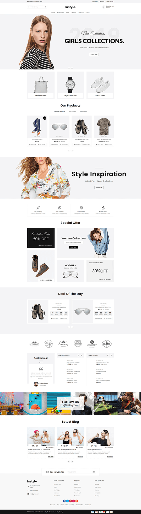 Instyle Fashion Shopify Theme - Top Shopify Themes For Fashion Store