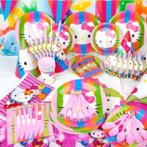 Kitty birthday accessories ideas cute suggestions girl birthday celebration ideas exclusive materials for kids