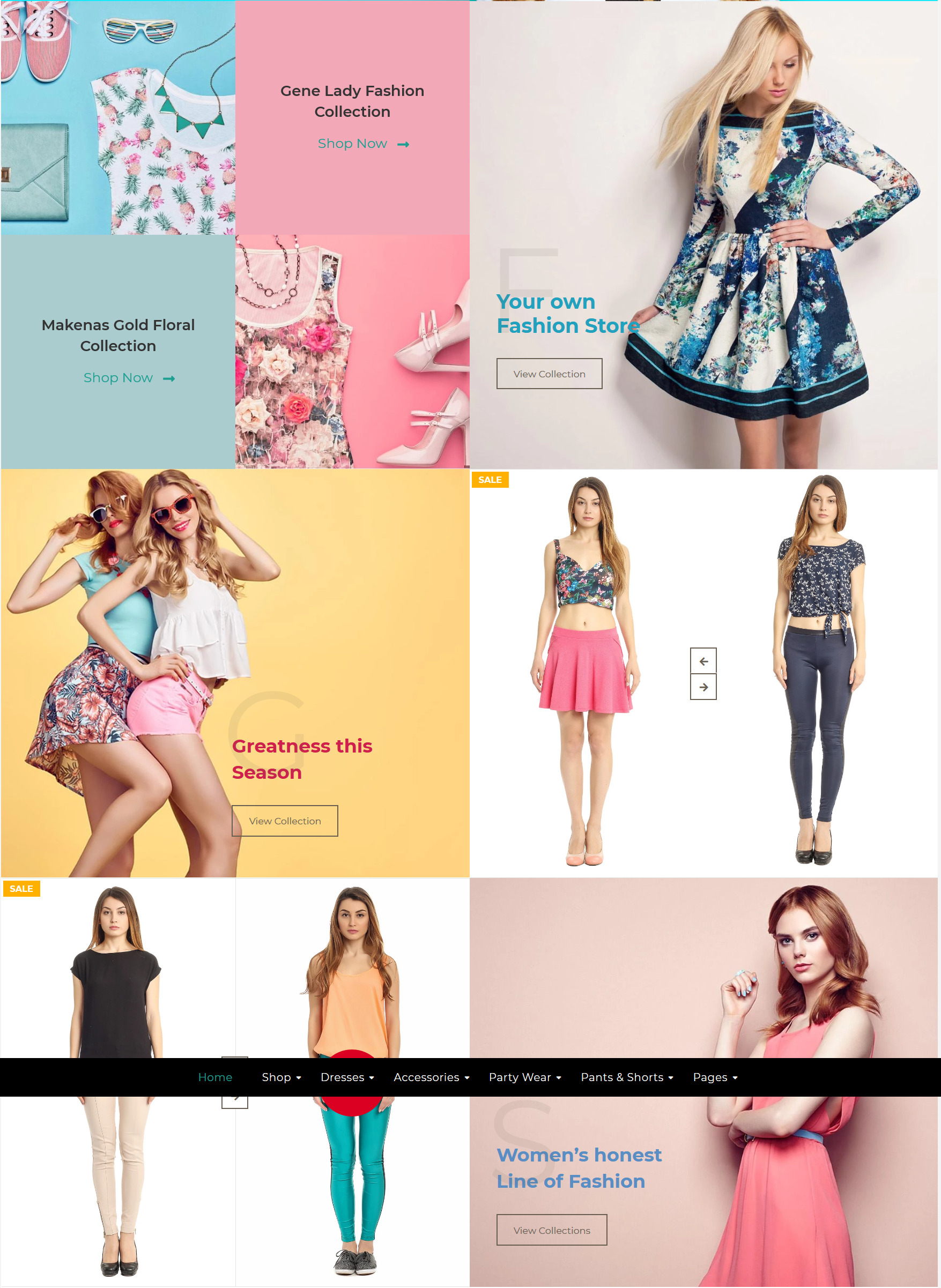 Classy Missy - Fashion Store Shopify Theme - Top shopify themes with sub collections