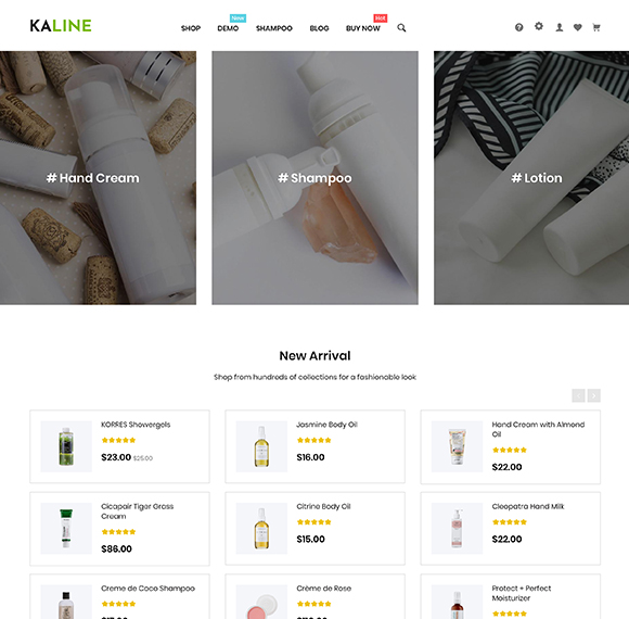 Kaline - Multipurpose Responsive Shopify Theme - Top shopify themes with sub collections
