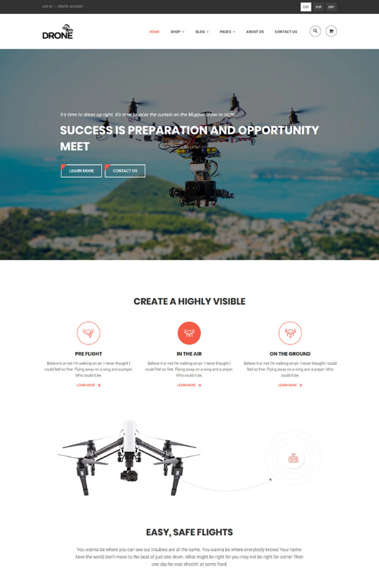 Download Drone - Single Product Shopify Theme - Top Shopify Premium Themes Collection For Single Product Store