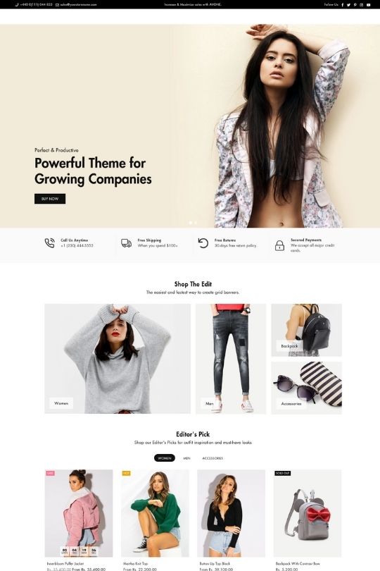 Download Avone - Multipurpose Shopify Theme - Top 10 Themeforest Shopify Themes Of The Month