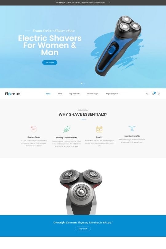 Download Elomus Shop - Single Product Shopify Theme - 15 Best Premium Shopify Themes For Single Product