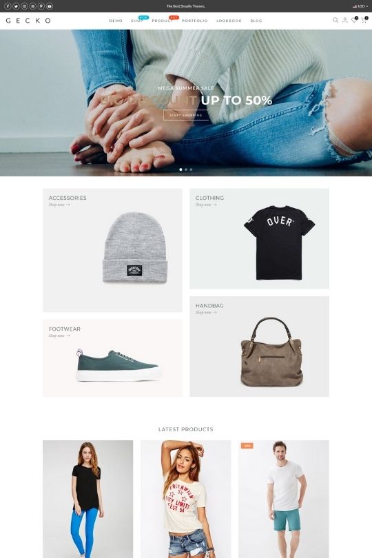 Download Gecko 5.0 - Responsive Shopify Theme - RTL support - Top 10 Themeforest Shopify Themes Of The Month