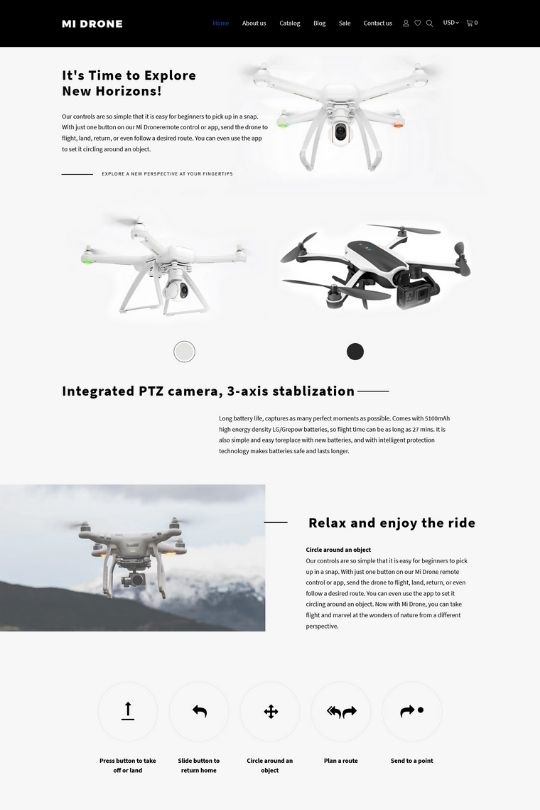 Download Mi Drone - Single Product Responsive Shopify Theme - 15 Best Premium Shopify Themes For Single Product