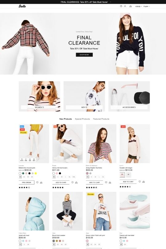 Download Shella - Multipurpose Shopify Theme. Fast, Clean, and Flexible. - Top 10 Themeforest Shopify Themes Of The Month