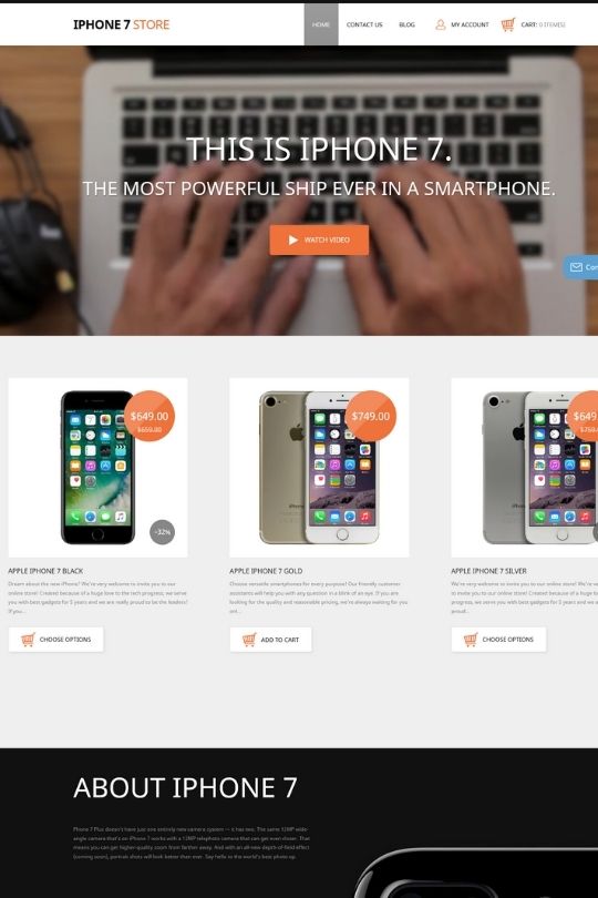 Download iPhone Mobile Phones Responsive Shopify Theme - 15 Best Premium Shopify Themes For Single Product