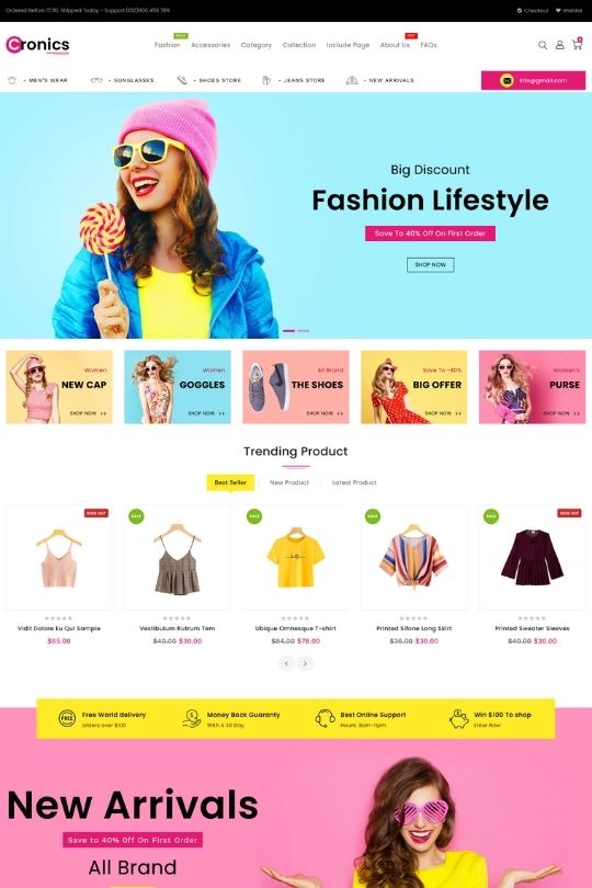 Download Cronics Multipurpose Store Shopify Theme - Best Shopify Themes For Dropshipping Store