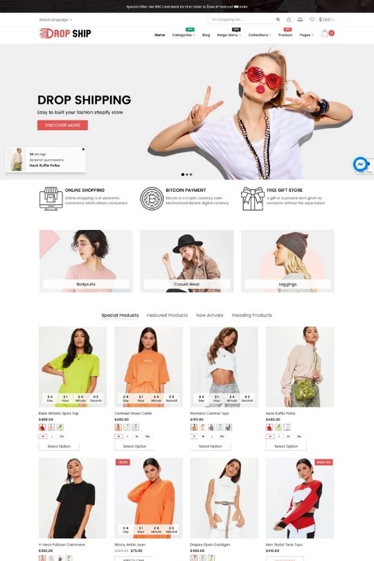 Download Dropshipping - Fashion Shopify Theme Multipurpose Responsive Template - Best Shopify Themes For Dropshipping Store