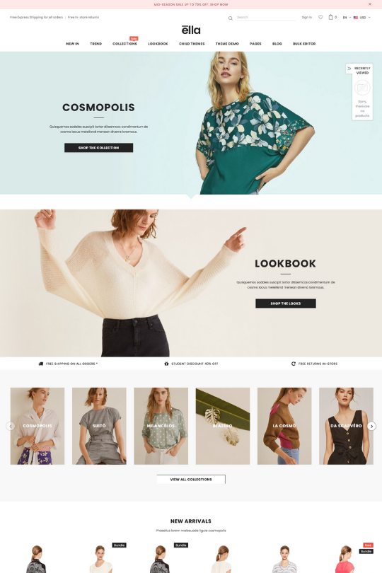 Download Ella - Multipurpose Shopify Sections Theme - Best Shopify Themes For Clothing Online Store