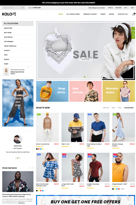 Download Kala Customizable Shopify Theme - Flexible Sections Builder Mobile Optimized - Best Shopify Themes For Clothing Online Store