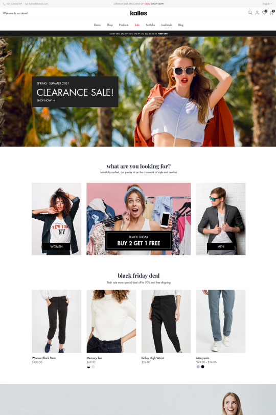Download Kalles - Clean, Versatile, Responsive Shopify Theme - RTL support - Best Shopify Themes For Clothing Online Store