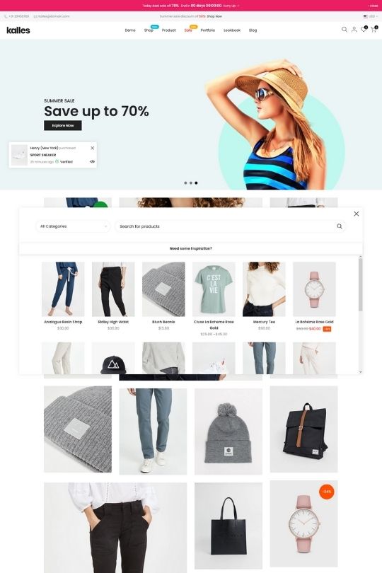 Download Kalles - Clean, Versatile, Responsive Shopify Theme - RTL support - Best Shopify Themes For Dropshipping Store