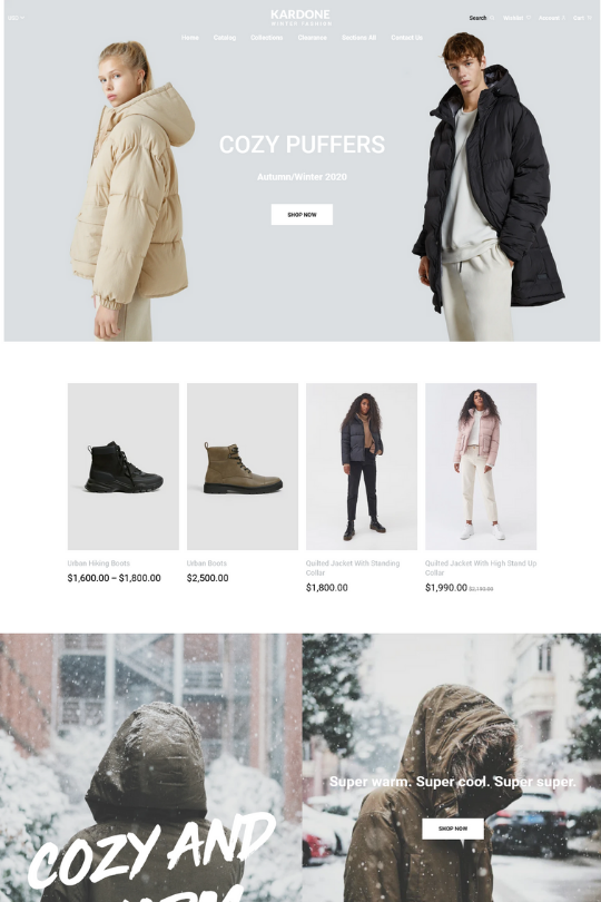 Download KarDone - Multipurpose Designs Shopify Theme Winter Fashion Shopify Store - Best Shopify Themes For Clothing Online Store