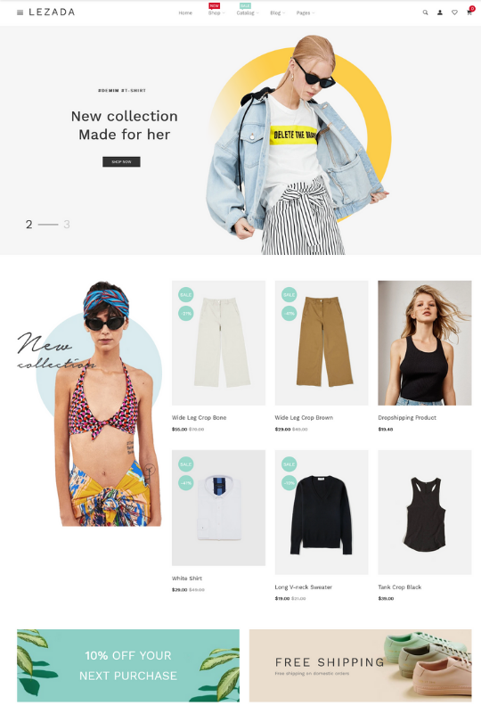 Download Lezada - Fully Customizable Multipurpose Shopify Theme - Best Shopify Themes for increase conversions