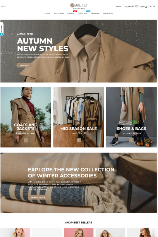 Download Multifly - Multipurpose Online Store Shopify Theme - Best Shopify Themes For Clothing Online Store