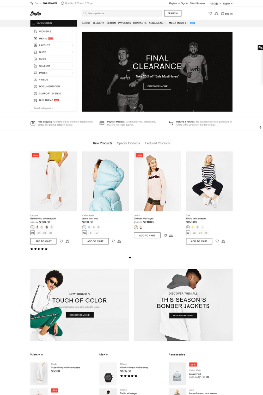 Download Shella - Multipurpose Shopify Theme. Fast, Clean, and Flexible - Best Shopify Themes For Clothing Online Store