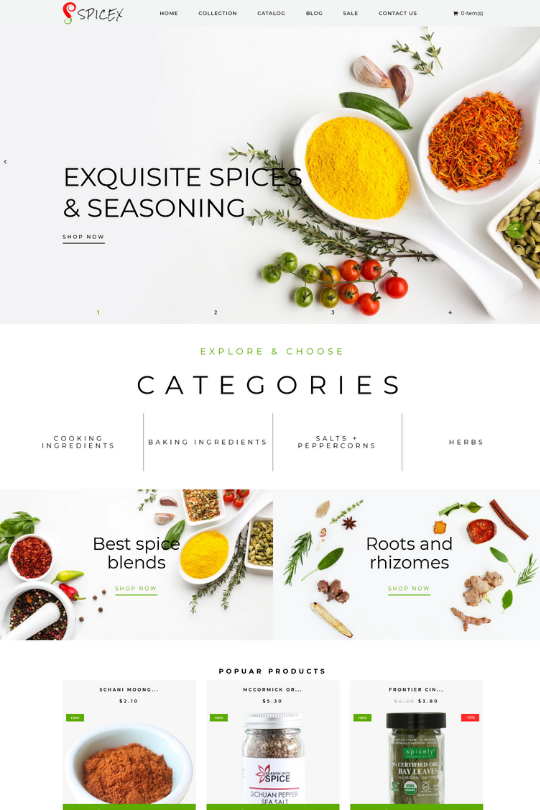 Download SpiceX – Shopify condiment and Spices online store Theme cooking recipes class blog - Best Premium Shopify theme For Blog