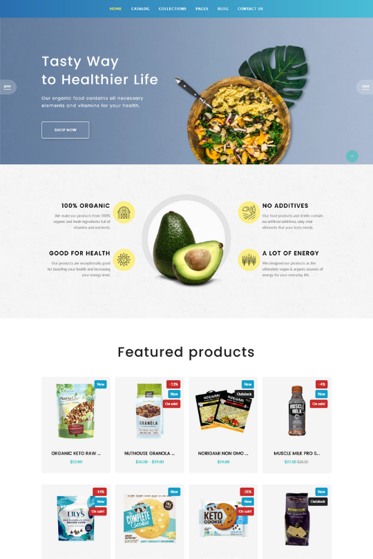 Download Vegano - Vegan Online Store Shopify Theme make blog with featured products - Best Premium Shopify theme For Blog