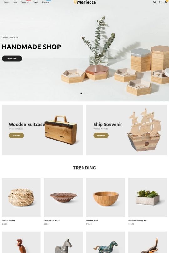 Download Marietta - Handmade & Crafts Shop Shopify Theme - Best Shopify Themes For Custom Products Online Store
