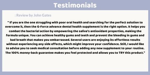 Real User Reviews of G-FORCE TEETH & GUMS Review 2021 - G-FORCE TEETH & GUMS Real Users Review
