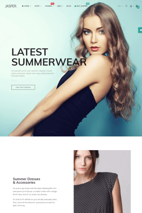 Download Jasper - Sectioned Drag&Drop Shopify Theme - Best Shopify Theme For Clothing Store