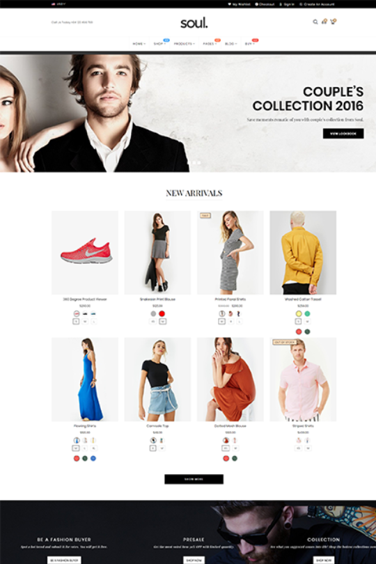 Download Soul - Responsive Multi-purpose Shopify Theme - Best Shopify Themes for increase conversions