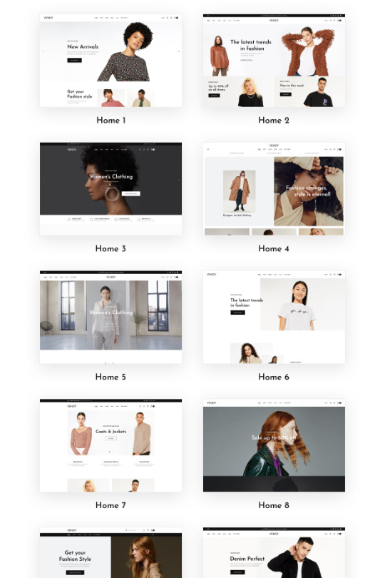 Download Vendy - Multipurpose Shopify Theme for Fashion - Top Shopify Template For Clothing Store