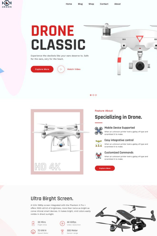 Download Droon - Single Product Shop Shopify Theme - Best Shopify Themes for One Page Shopify store