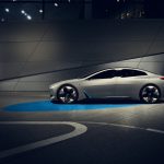 BMW i4 Electric Car 2020 side view